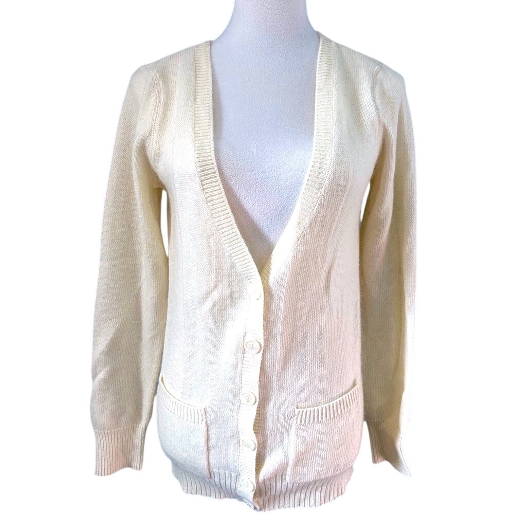 Aeropostale Cream Women's Cardigan